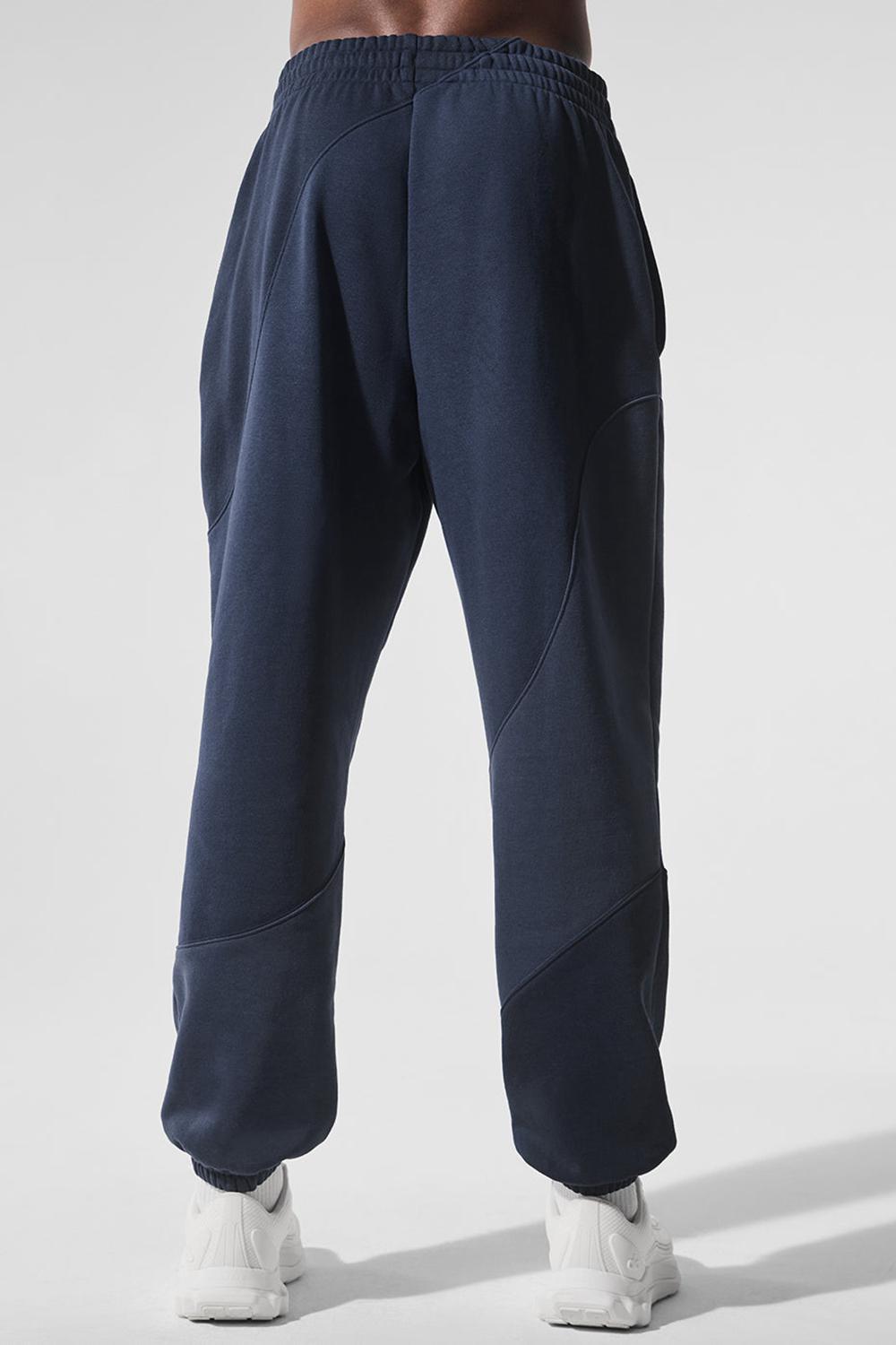 Alo Yoga Make Waves Uomo Sweatpant Blu Marino | Italia  EDM-340125