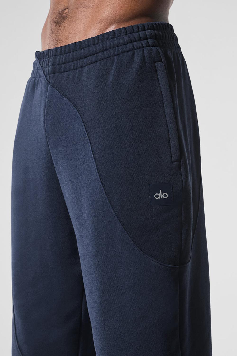 Alo Yoga Make Waves Uomo Sweatpant Blu Marino | Italia  EDM-340125