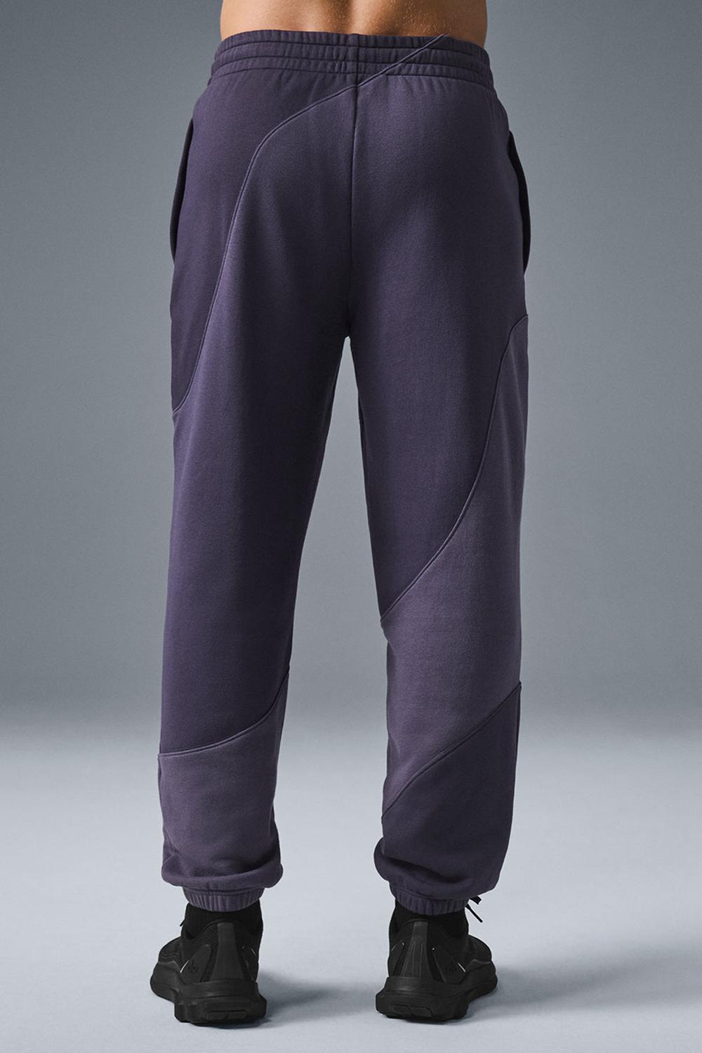 Alo Yoga Make Waves Uomo Sweatpant Italian Plum Tonal | Italia  YOT-712056