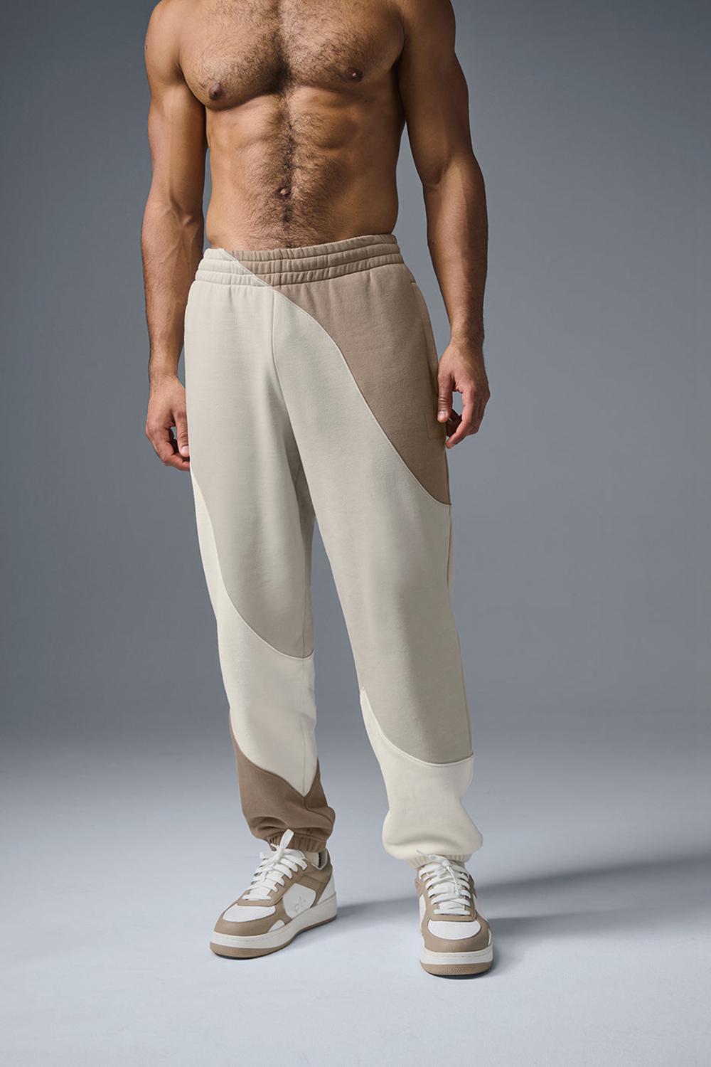 Alo Yoga Make Waves Uomo Sweatpant Ivory / Bone / Gravel | Italia  UPW-803621
