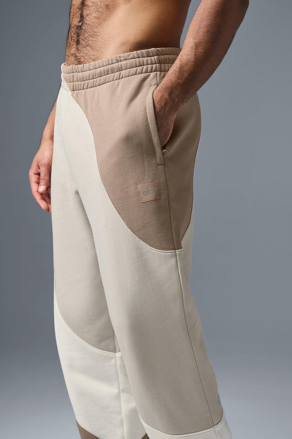 Alo Yoga Make Waves Uomo Sweatpant Ivory / Bone / Gravel | Italia  UPW-803621
