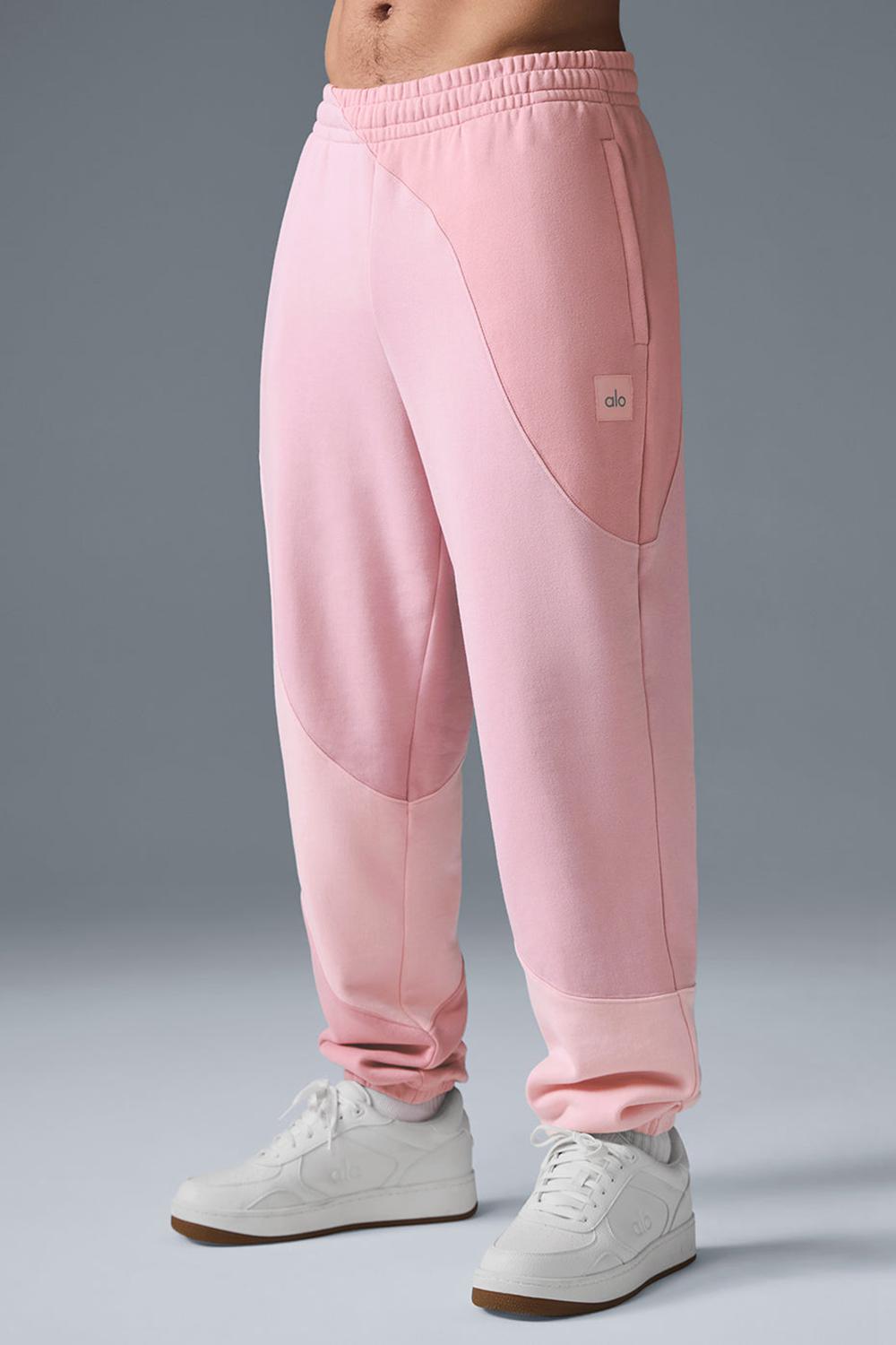 Alo Yoga Make Waves Uomo Sweatpant Rosa | Italia  BGR-632149