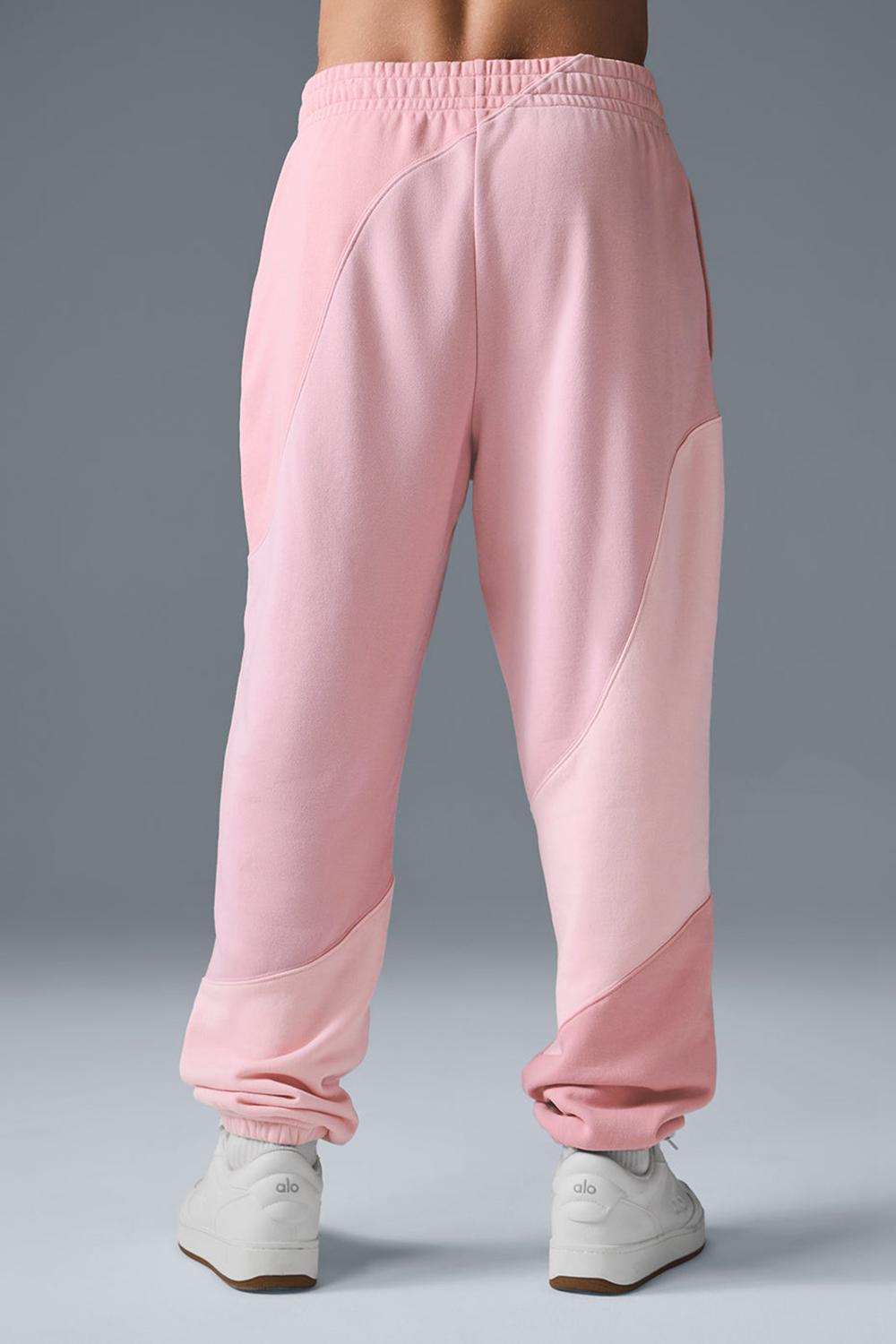 Alo Yoga Make Waves Uomo Sweatpant Rosa | Italia  BGR-632149