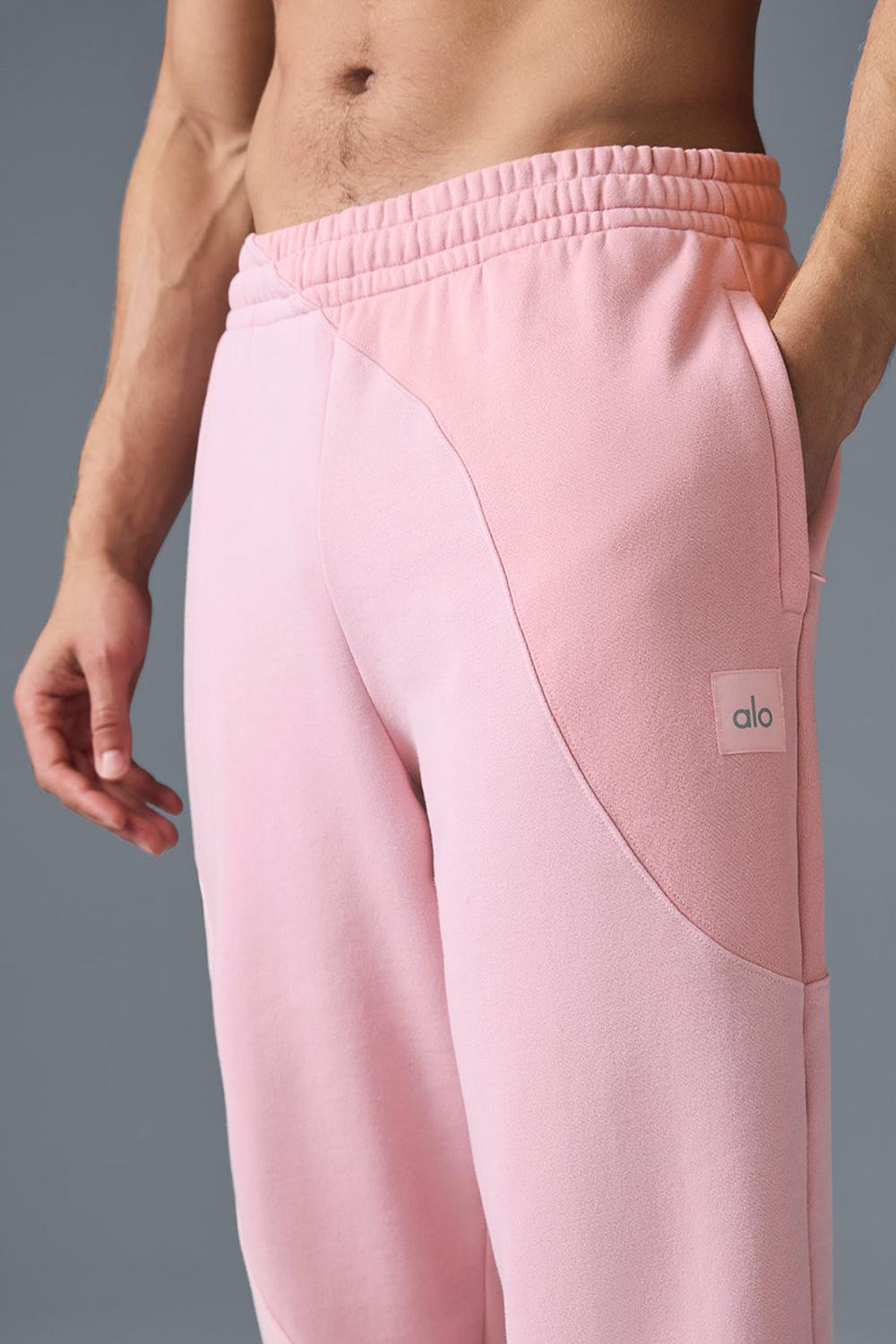 Alo Yoga Make Waves Uomo Sweatpant Rosa | Italia  BGR-632149
