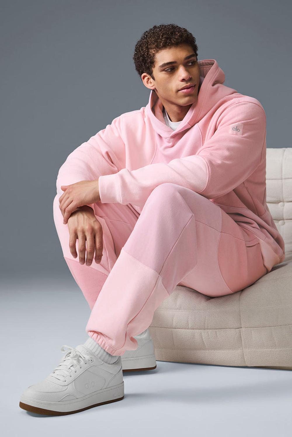 Alo Yoga Make Waves Uomo Sweatpant Rosa | Italia  BGR-632149