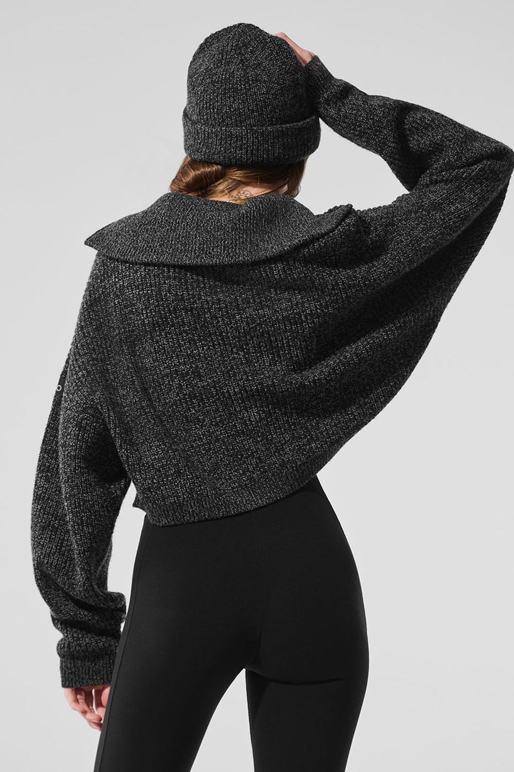 Alo Yoga Marl 1/4 Zip Donna Pullover Nere | Italia  AZE-453867