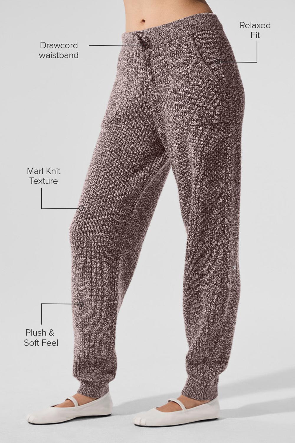 Alo Yoga Marl Sweater Donna Pant Mushroom Marl | Italia  FXH-230475
