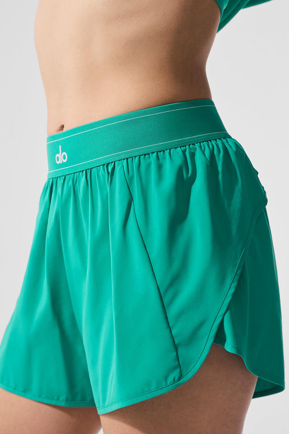 Alo Yoga Match Point Donna Short Verdi | Italia  ECS-168247