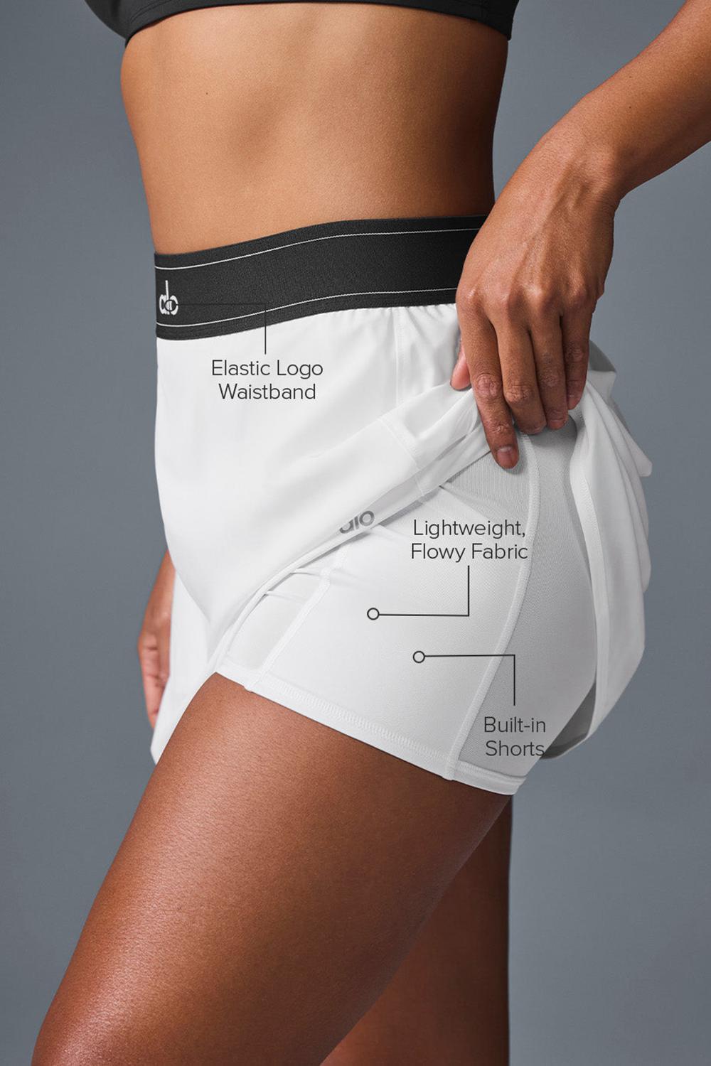 Alo Yoga Match Point Tennis Donna Gonna Bianche | Italia  NUR-174956