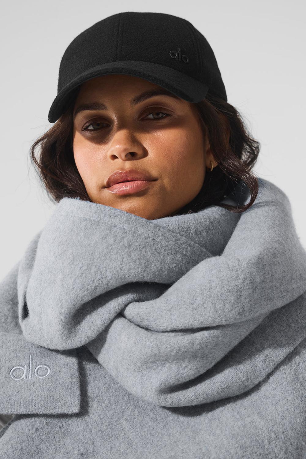 Alo Yoga Merino Wool Oversized Donna Sciarpa Grigie | Italia  ZIB-760589