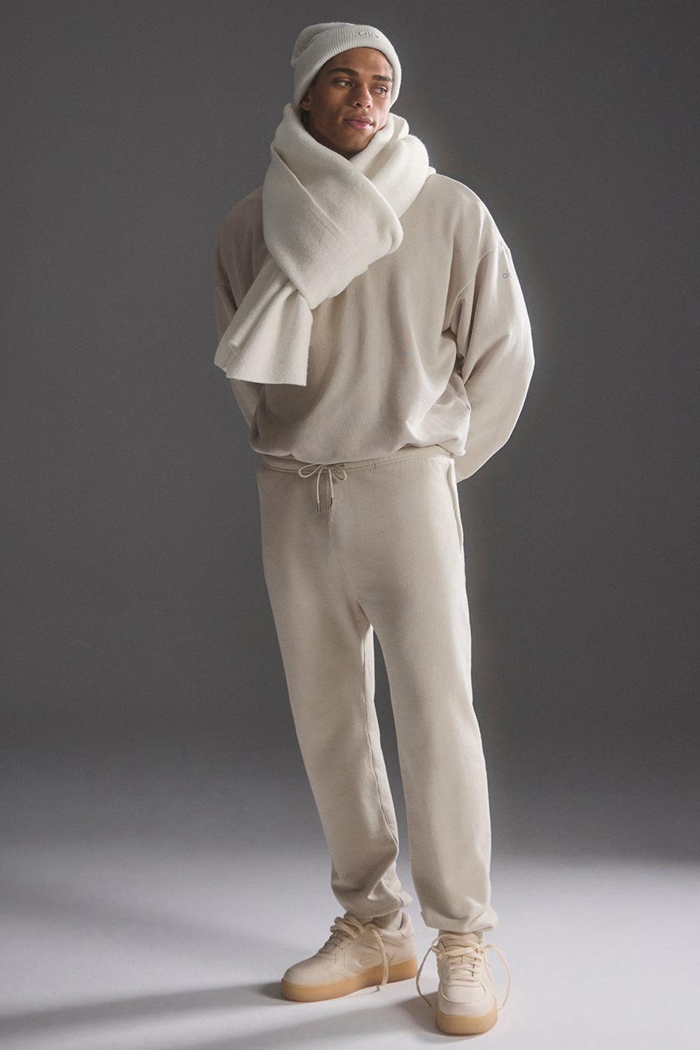 Alo Yoga Merino Wool Oversized Donna Sciarpa Ivory | Italia  CPV-320684