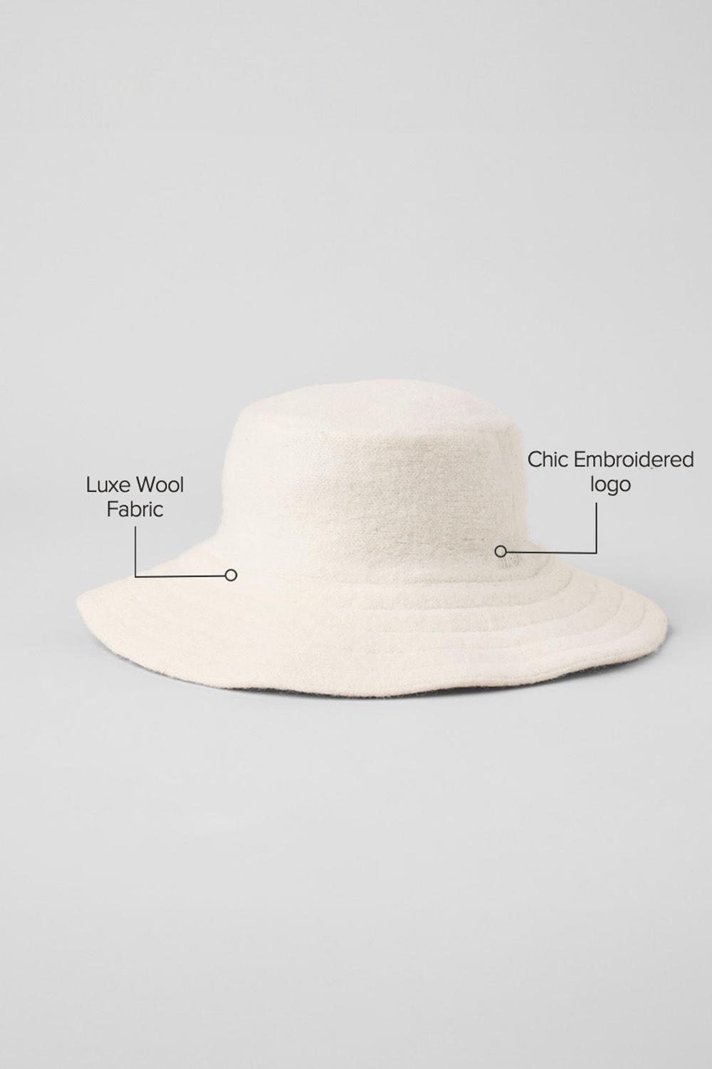 Alo Yoga Merino Wool Uomo Bucket Hat Ivory | Italia  TFX-803912