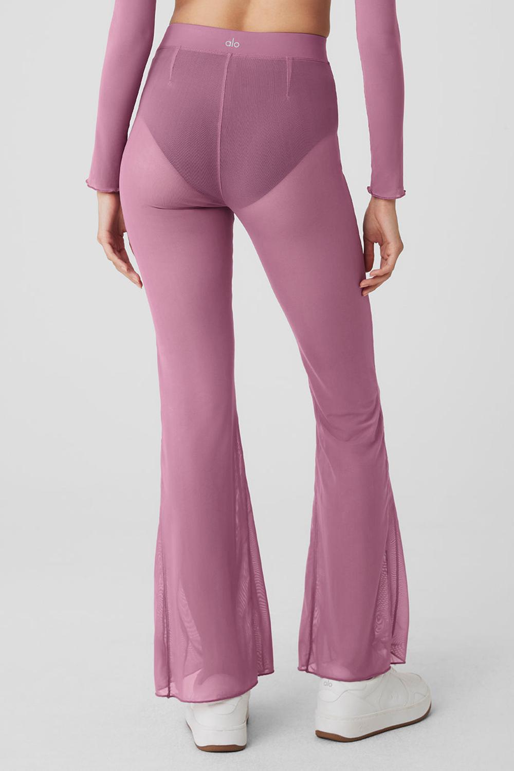 Alo Yoga Mesh High-Waist Flicker Donna Pant Soft Mulberry | Italia  AHS-054361