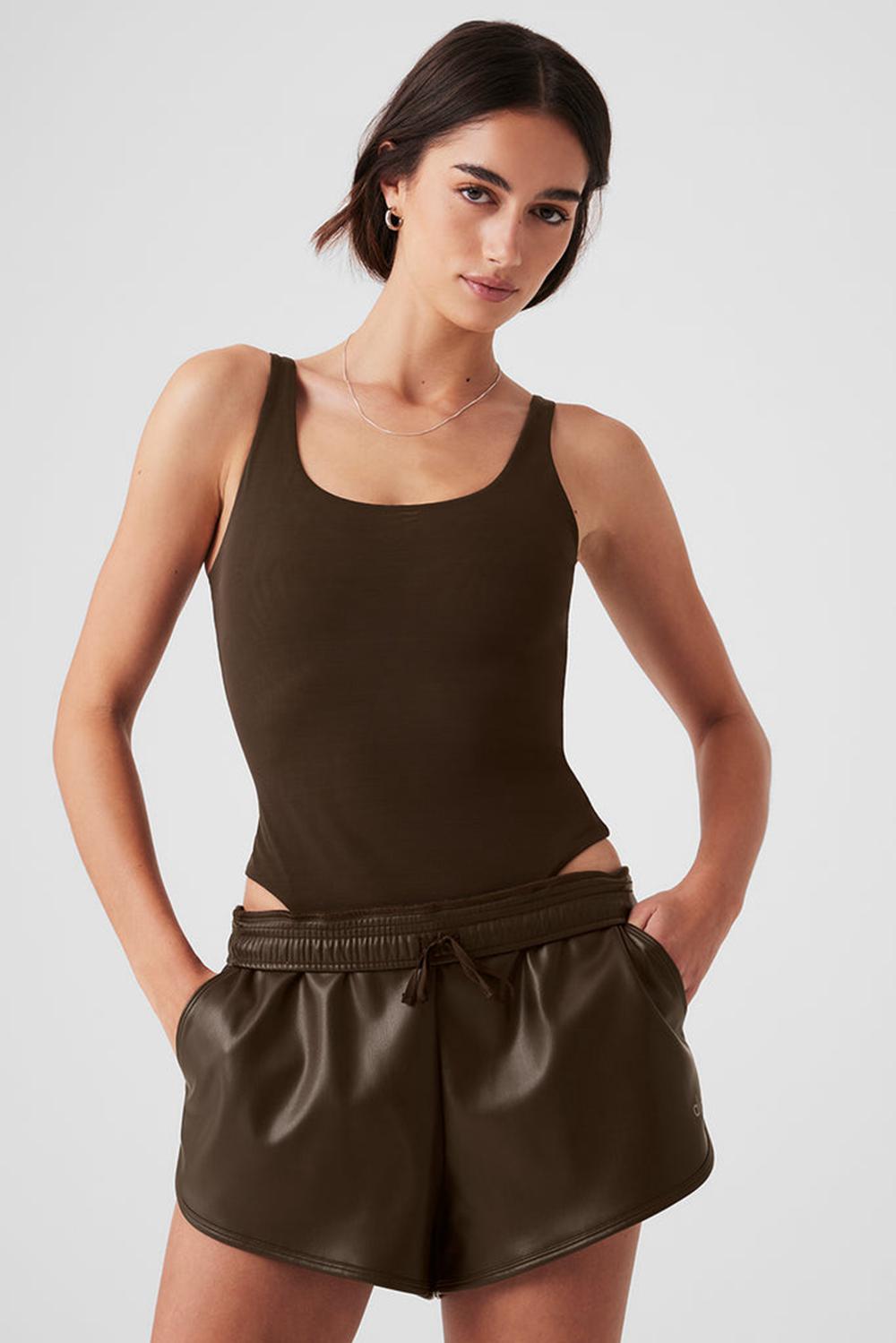 Alo Yoga Mesh Sheer Illusion Donna Body Espresso | Italia  KWD-923465