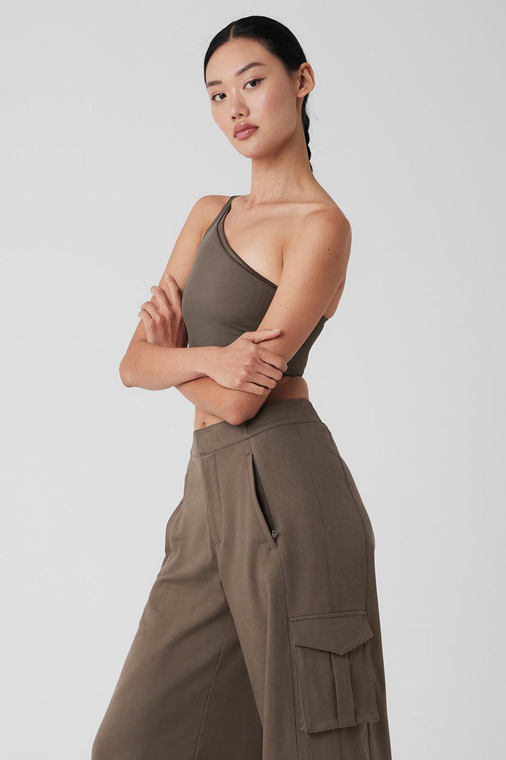 Alo Yoga Mesh Sheer Illusion Donna Tank Verde Oliva | Italia  JZL-916574