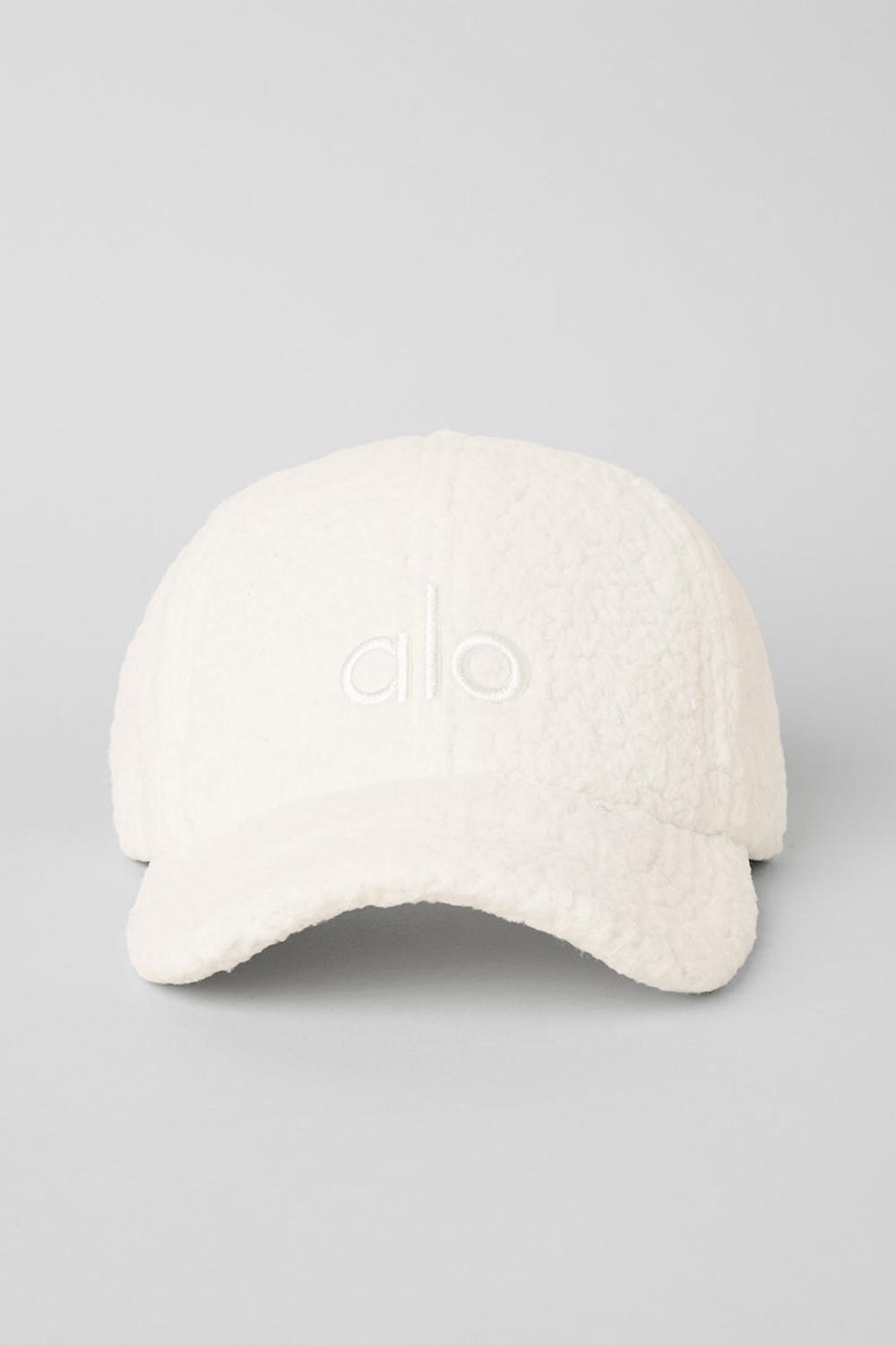 Alo Yoga Micro Sherpa Off-Duty Uomo Cappellino Ivory | Italia  WUZ-074389