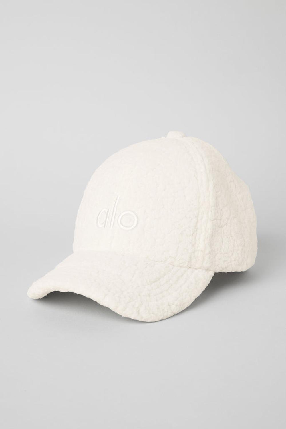 Alo Yoga Micro Sherpa Off-Duty Uomo Cappellino Ivory | Italia  WUZ-074389
