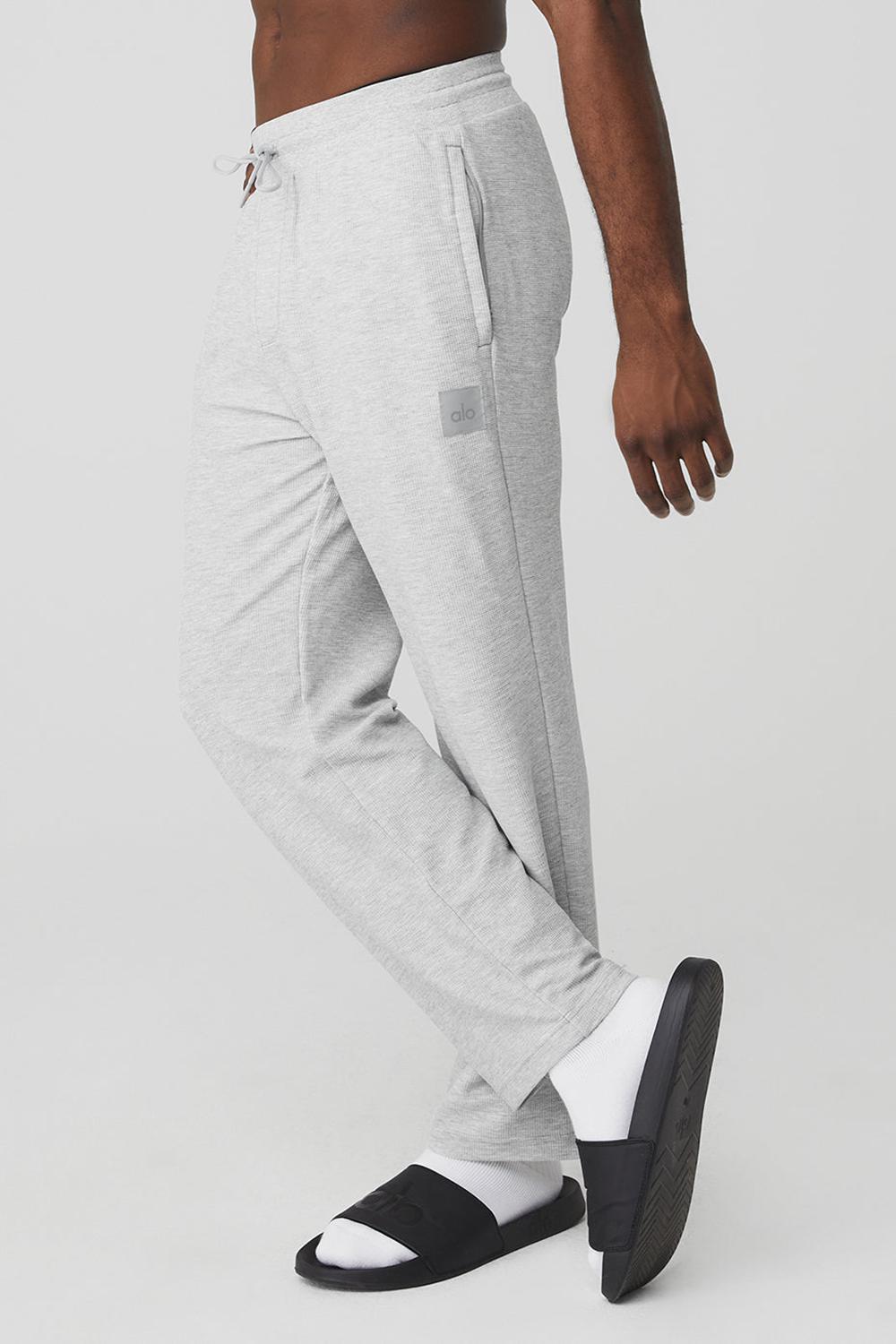 Alo Yoga Micro Waffle Fast Break Uomo Sweatpant Grigie | Italia  SWG-317068