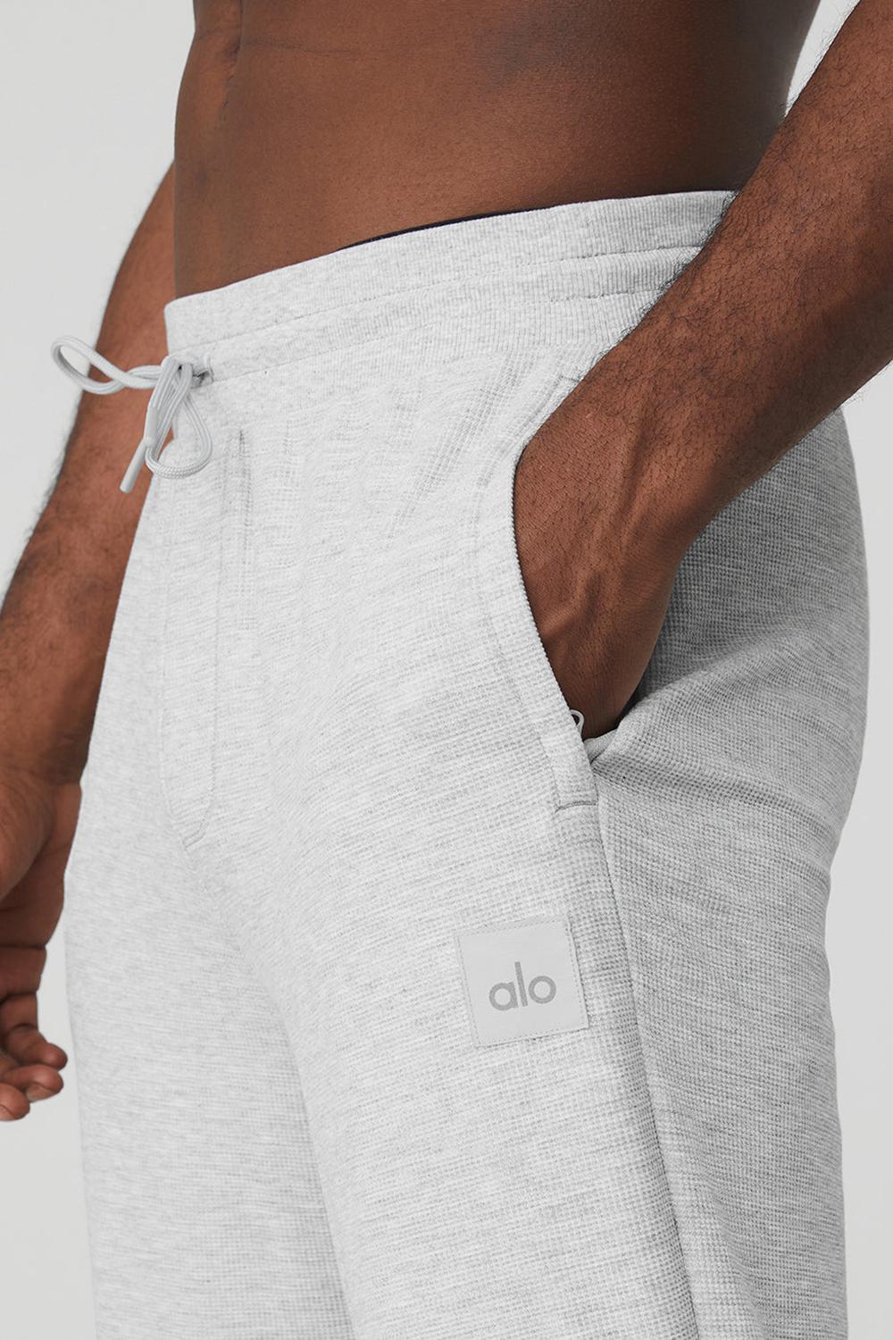Alo Yoga Micro Waffle Fast Break Uomo Sweatpant Grigie | Italia  SWG-317068