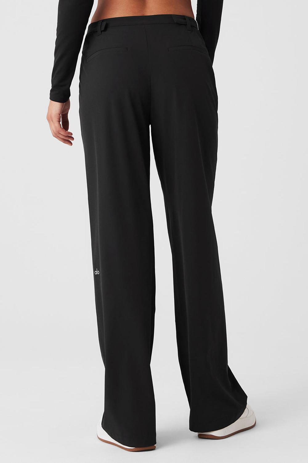 Alo Yoga Mid-Rise Showdown Donna Pant Nere | Italia  PBM-673158