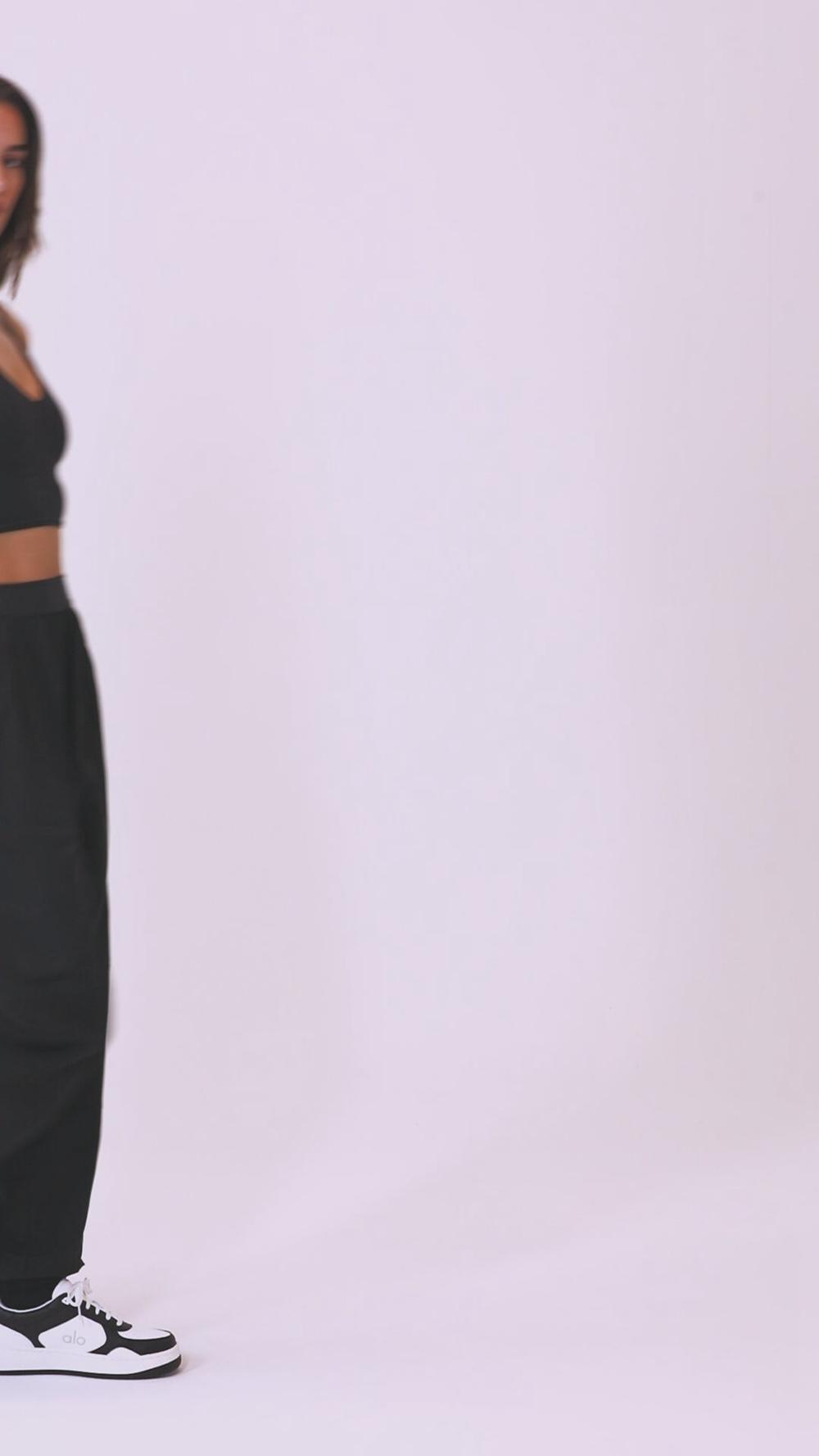 Alo Yoga Mixed Media Reinvention Donna Pantaloni Jogger Nere | Italia  OUY-894056