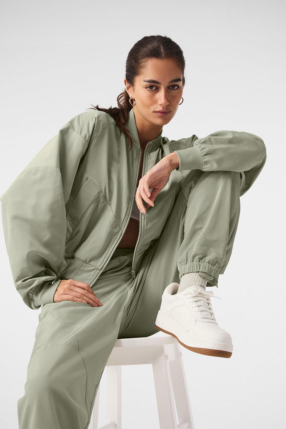 Alo Yoga Mixed Media Reinvention Donna Pantaloni Jogger Limestone | Italia  CMH-730685