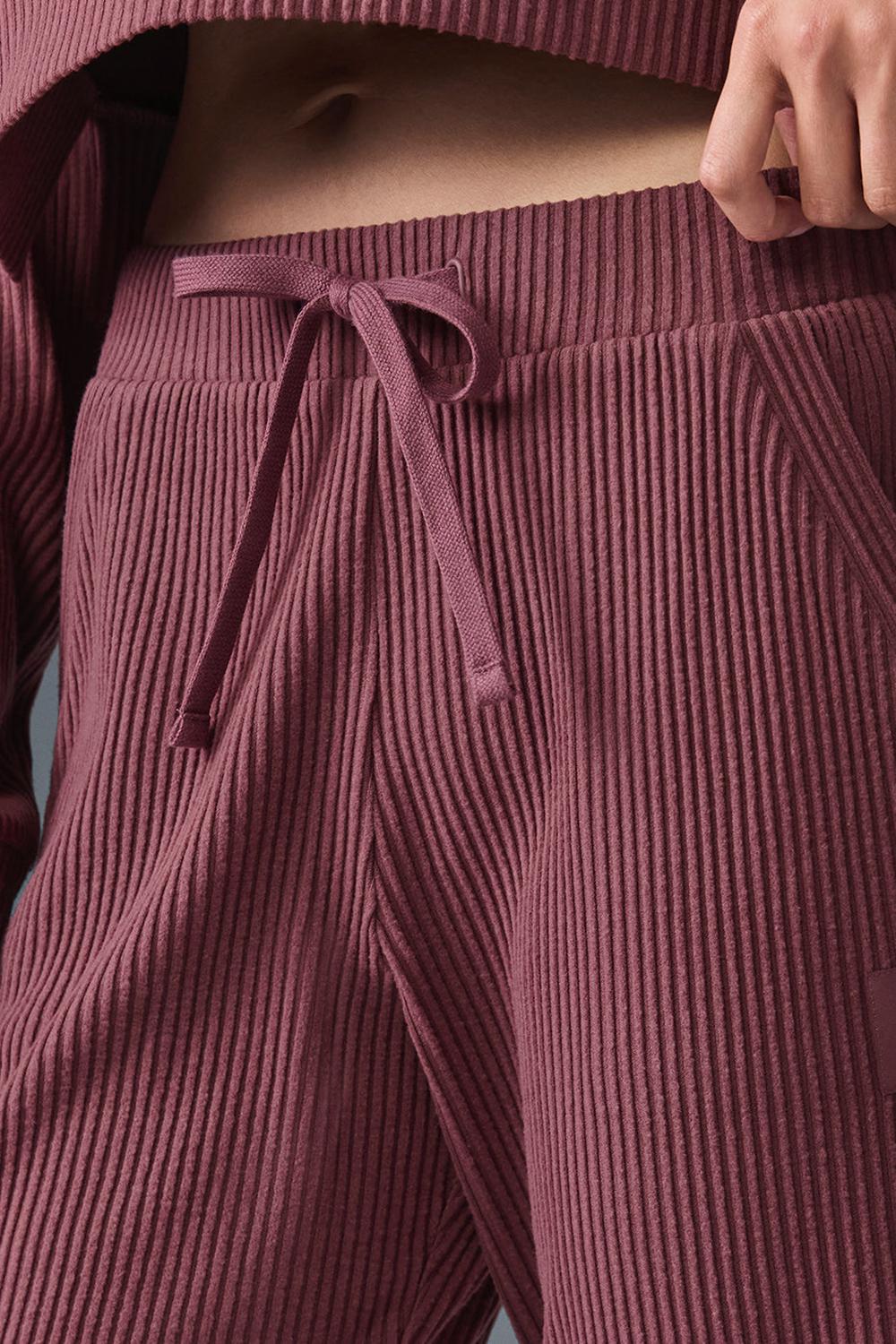 Alo Yoga Muse Donna Sweatpant Bordeaux | Italia  HPT-450826