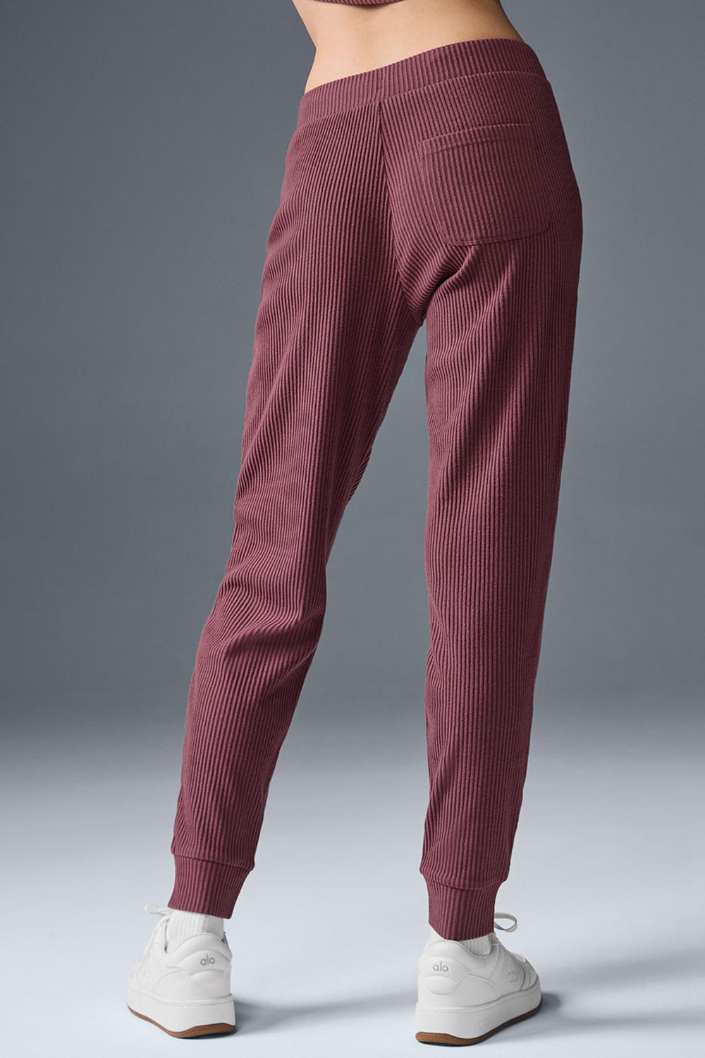Alo Yoga Muse Donna Sweatpant Bordeaux | Italia  HPT-450826