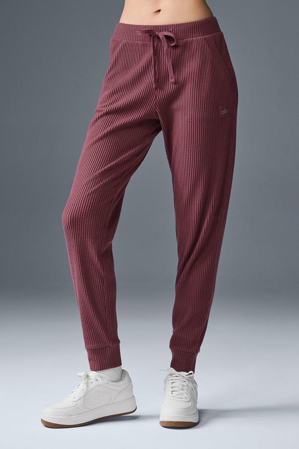 Alo Yoga Muse Donna Sweatpant Bordeaux | Italia  HPT-450826