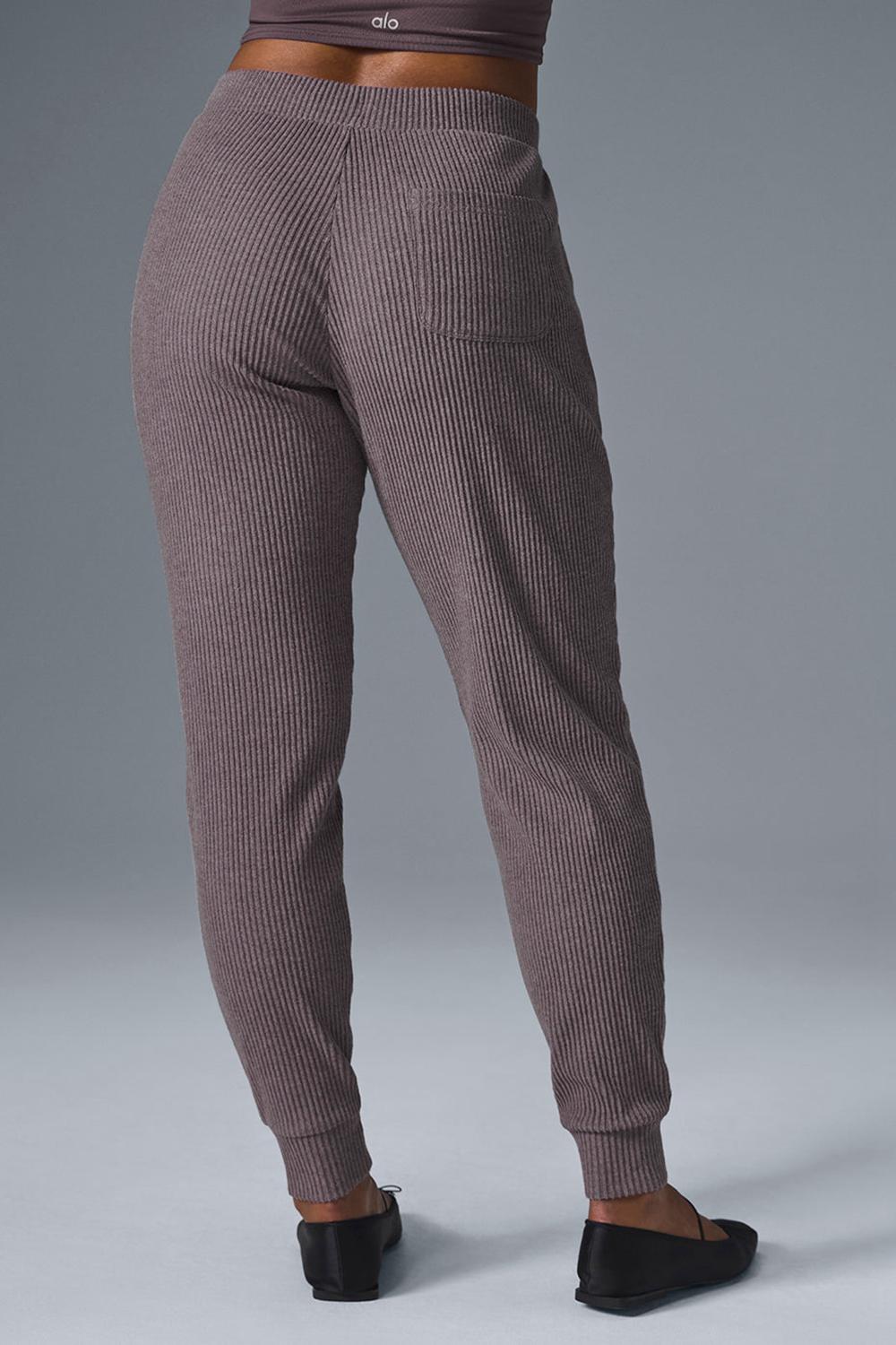 Alo Yoga Muse Donna Sweatpant Raisinette Heather | Italia  QDH-420389