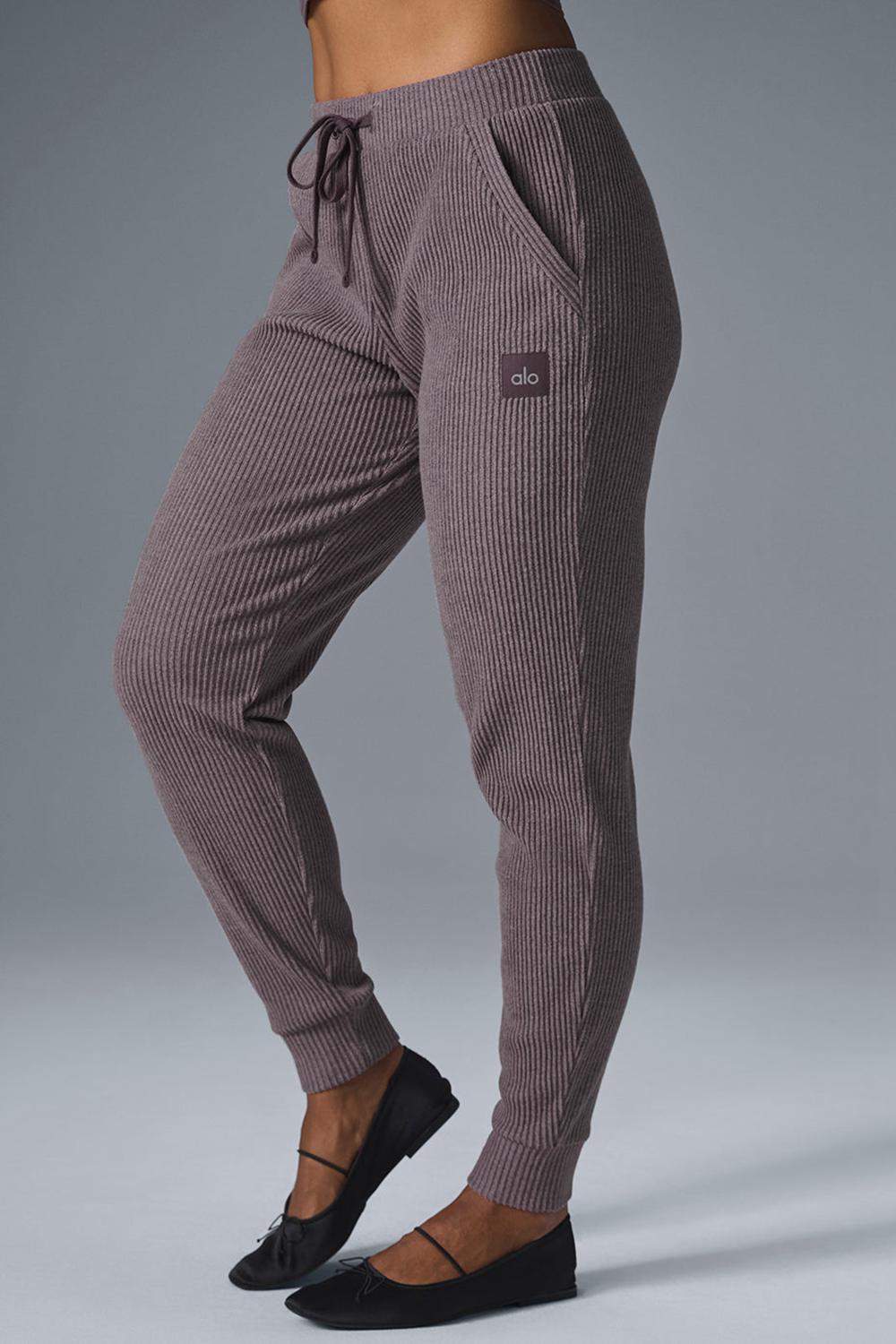 Alo Yoga Muse Donna Sweatpant Raisinette Heather | Italia  QDH-420389