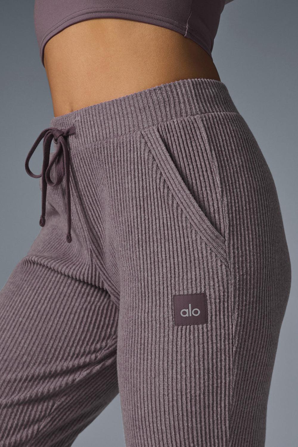 Alo Yoga Muse Donna Sweatpant Raisinette Heather | Italia  QDH-420389
