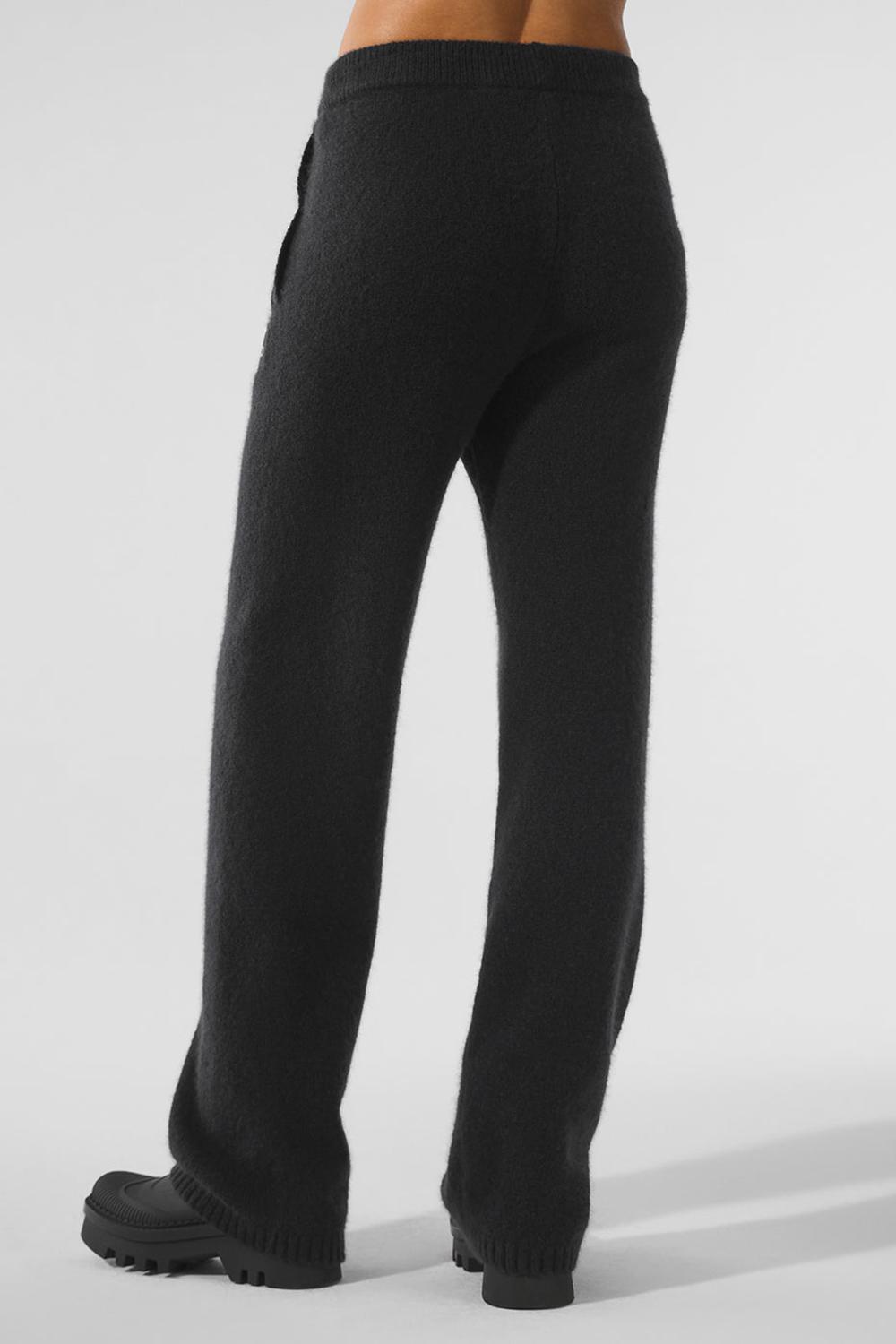 Alo Yoga New Class Cashmere Donna Sweatpant Nere | Italia  INA-531069