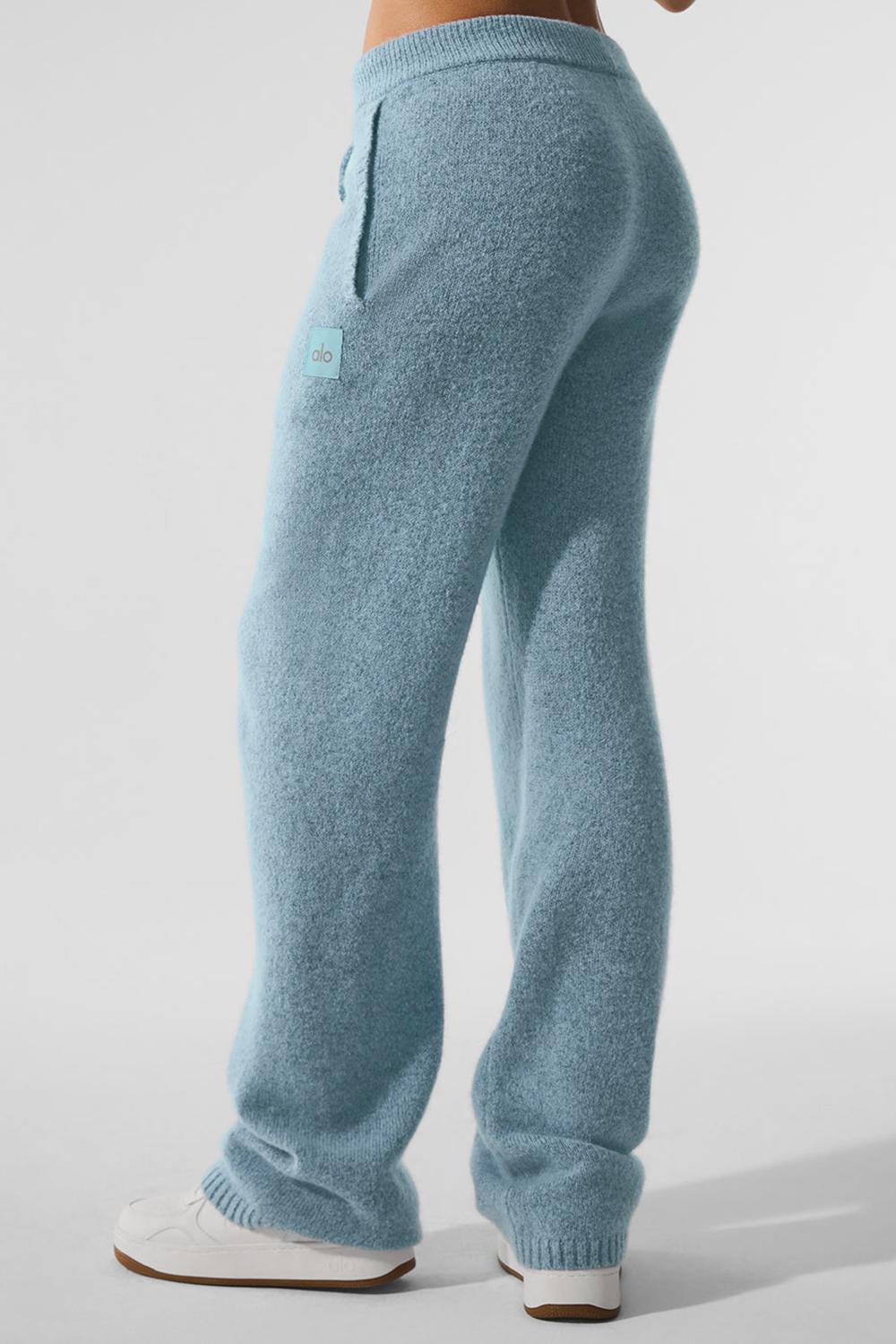 Alo Yoga New Class Cashmere Donna Sweatpant Blu | Italia  GSC-098361