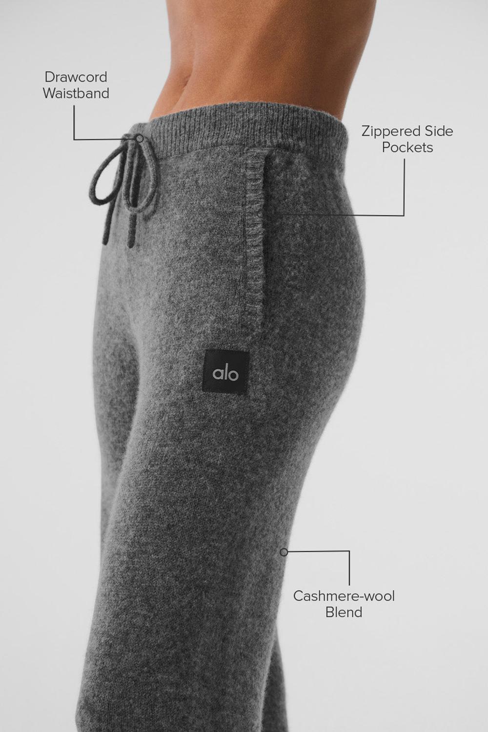 Alo Yoga New Class Cashmere Donna Sweatpant Platino Grigie | Italia  TSI-820169