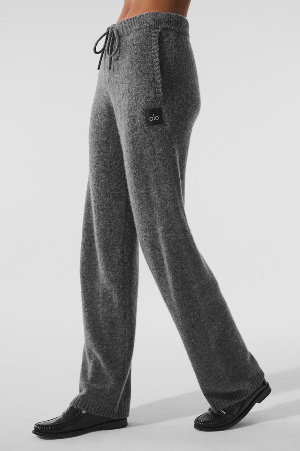 Alo Yoga New Class Cashmere Donna Sweatpant Platino Grigie | Italia  TSI-820169