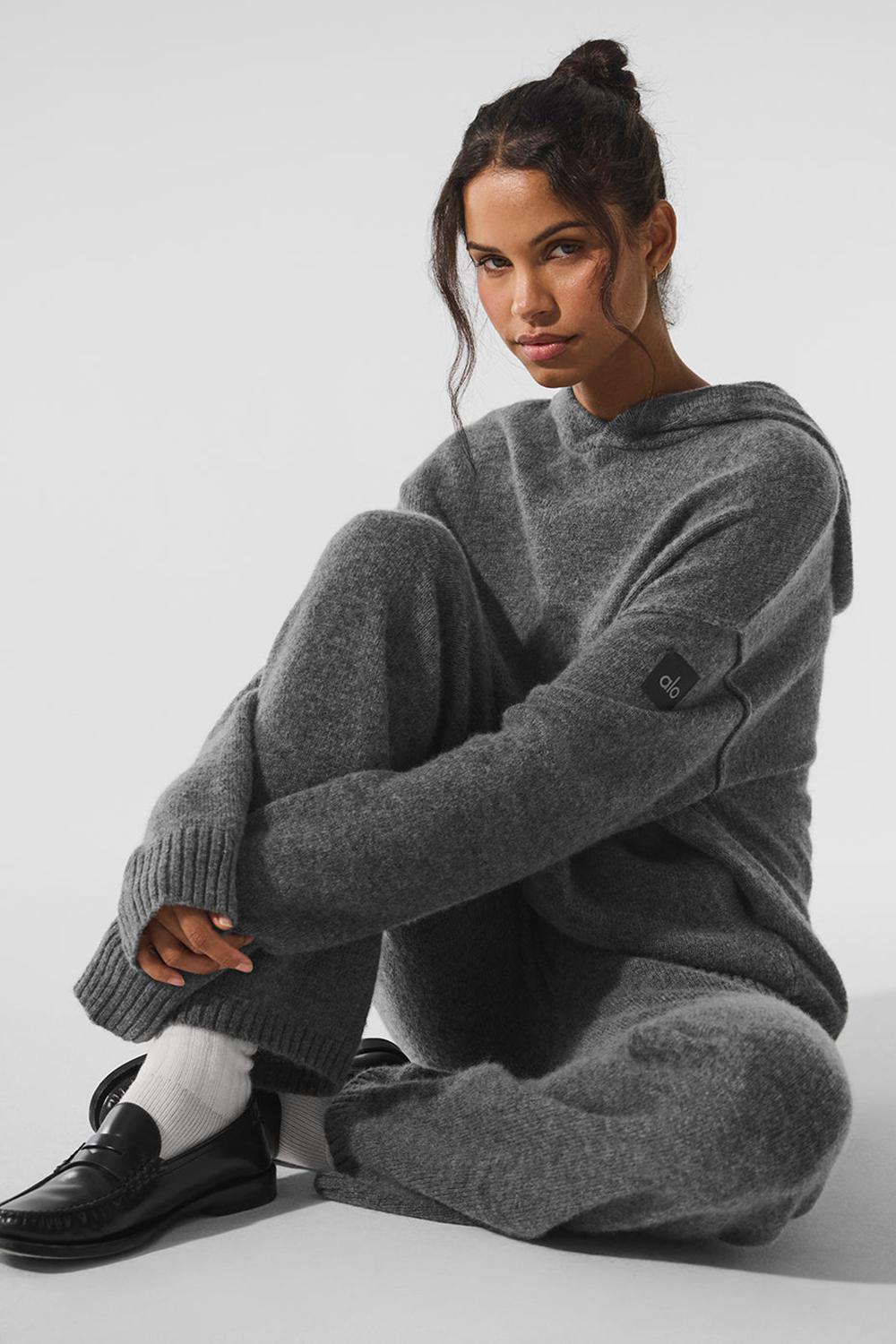 Alo Yoga New Class Cashmere Donna Sweatpant Platino Grigie | Italia  TSI-820169