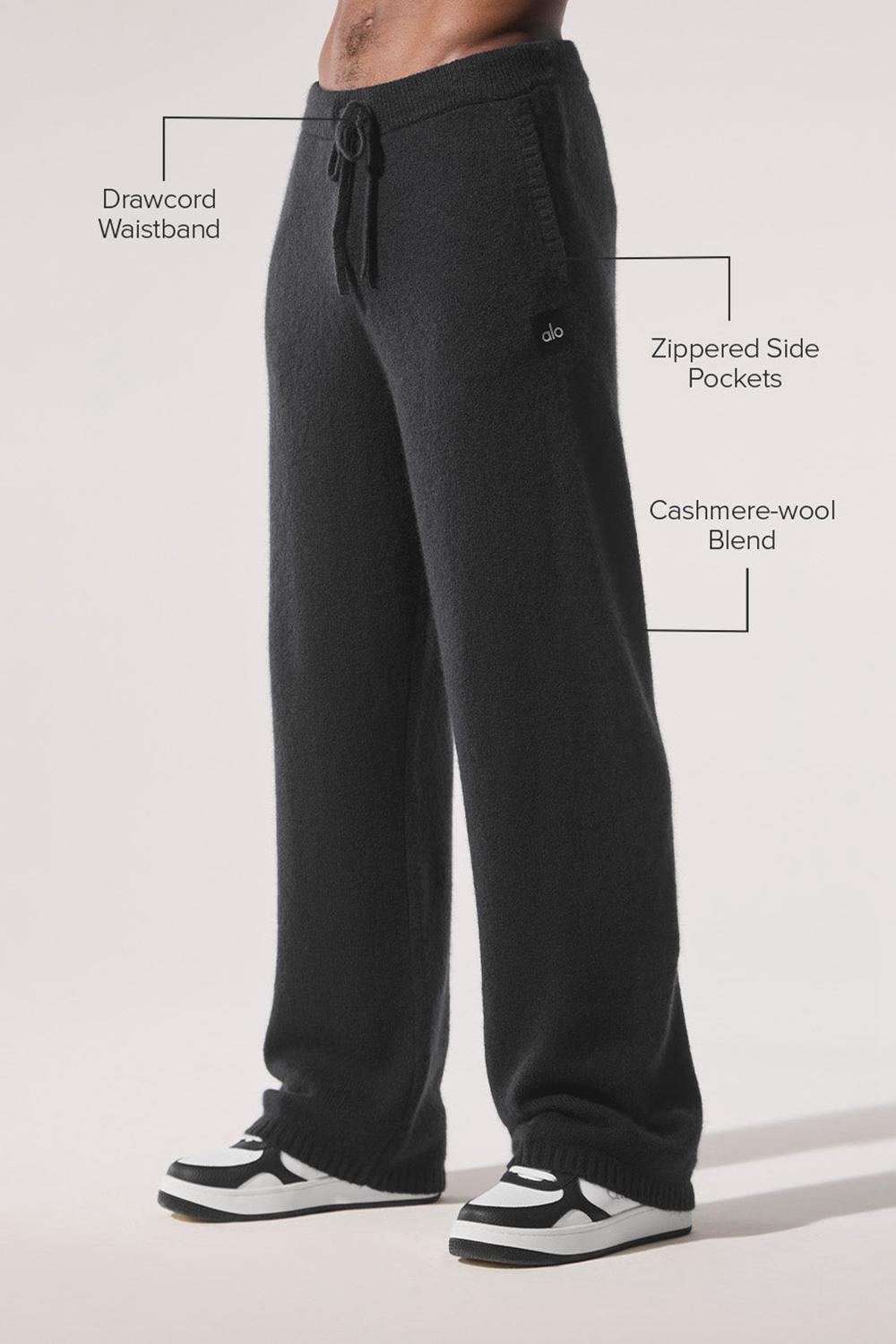 Alo Yoga New Class Cashmere Uomo Sweatpant Nere | Italia  PGB-324617
