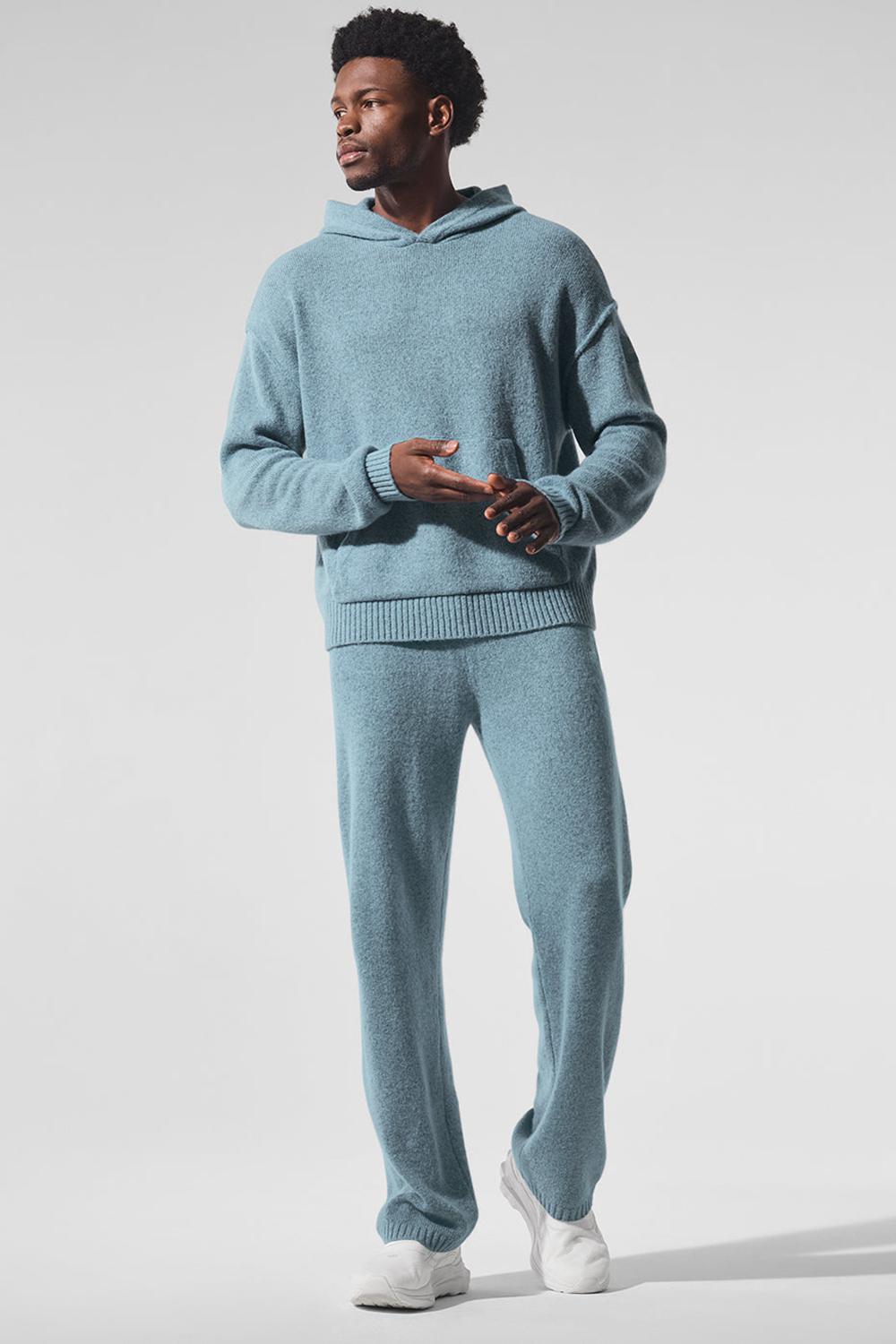 Alo Yoga New Class Cashmere Uomo Sweatpant Blu | Italia  JHQ-628701