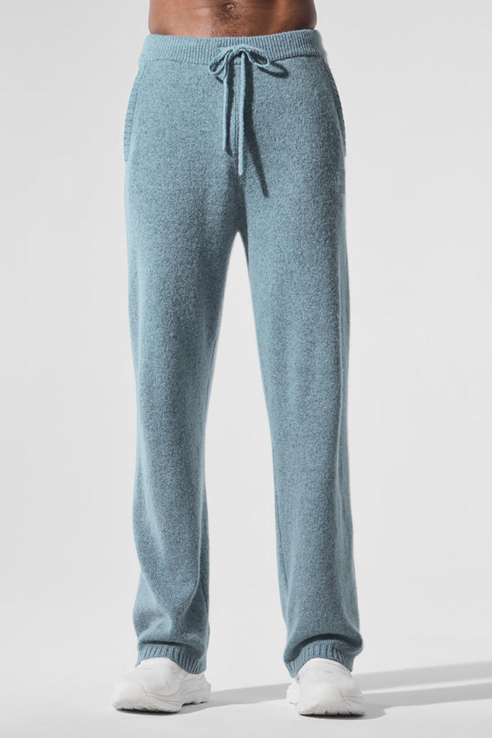 Alo Yoga New Class Cashmere Uomo Sweatpant Blu | Italia  JHQ-628701