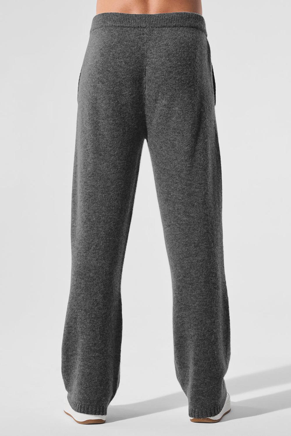Alo Yoga New Class Cashmere Uomo Sweatpant Platino Grigie | Italia  QRZ-869405