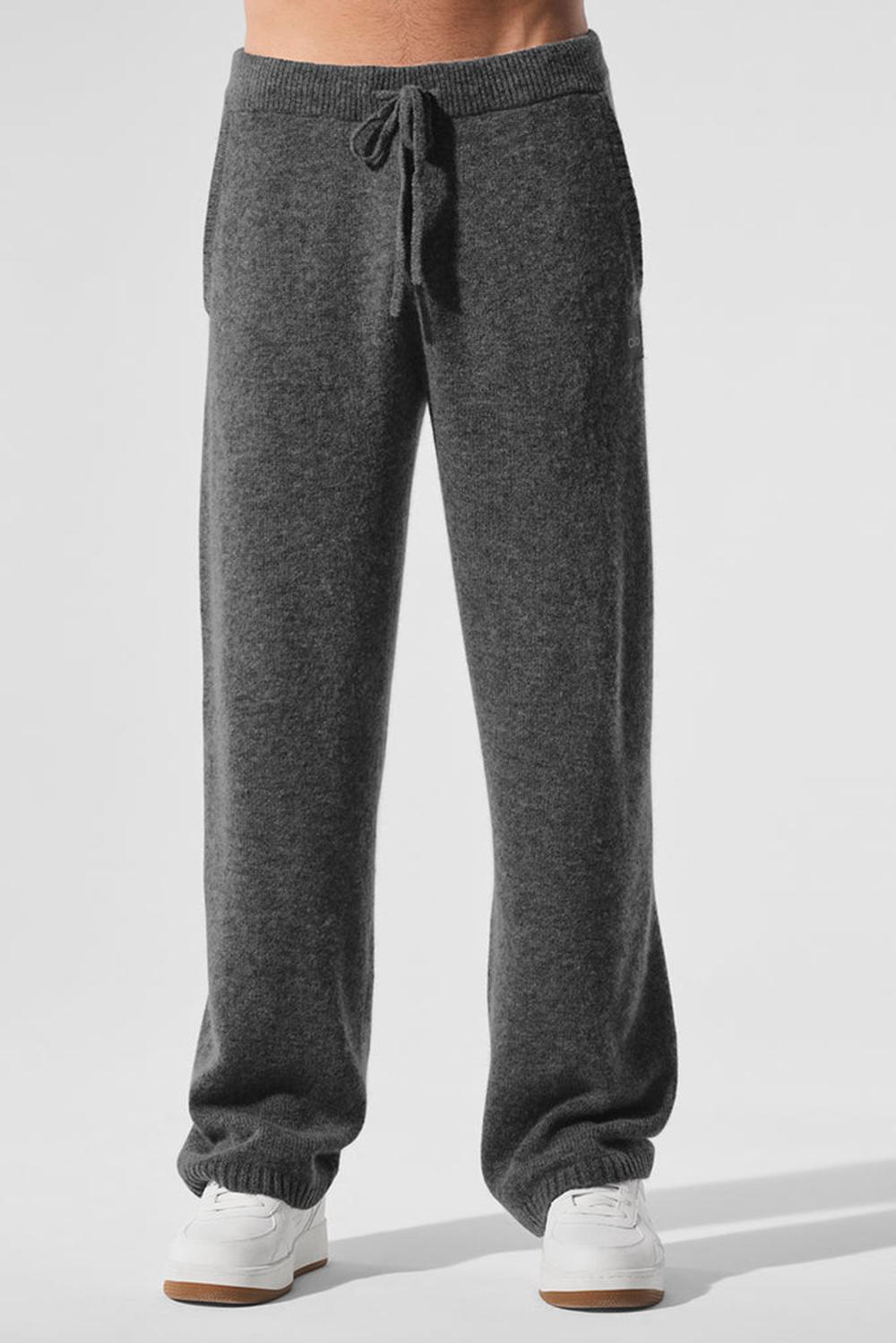 Alo Yoga New Class Cashmere Uomo Sweatpant Platino Grigie | Italia  QRZ-869405