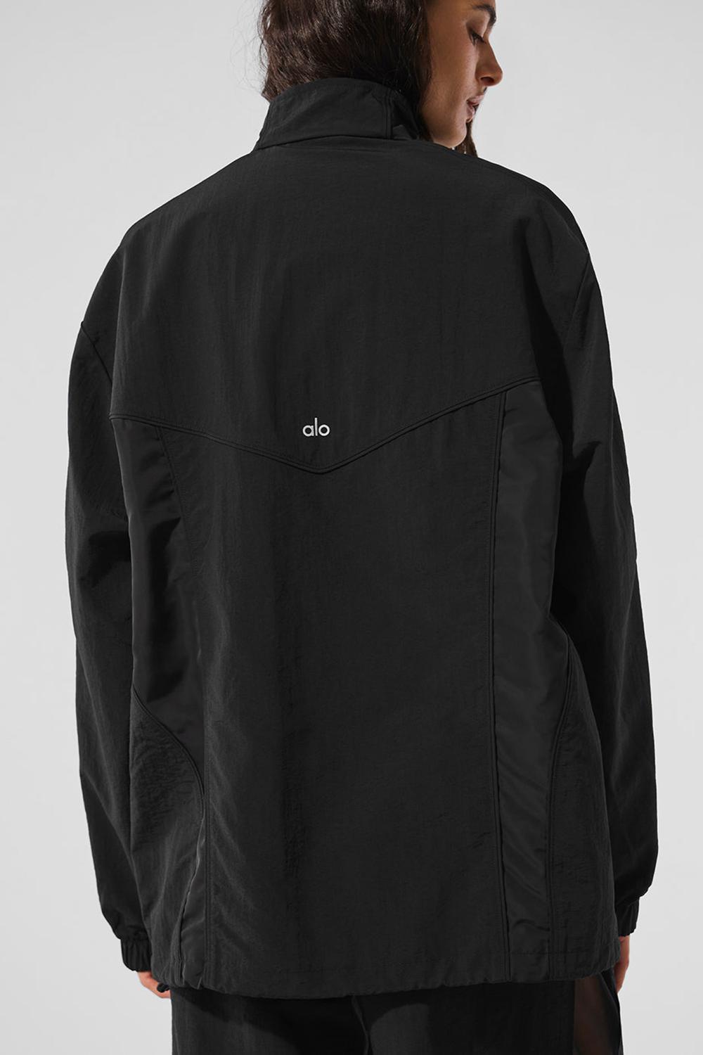 Alo Yoga Origin Full-Zip Track Donna Giacca Nere | Italia  YSR-790461