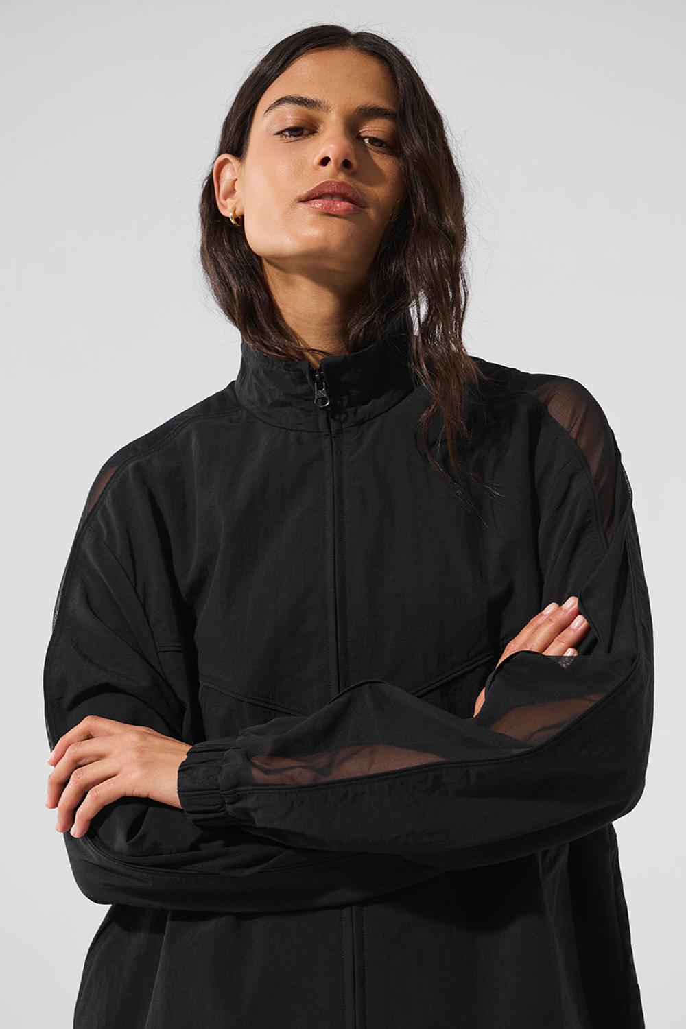 Alo Yoga Origin Full-Zip Track Donna Giacca Nere | Italia  YSR-790461