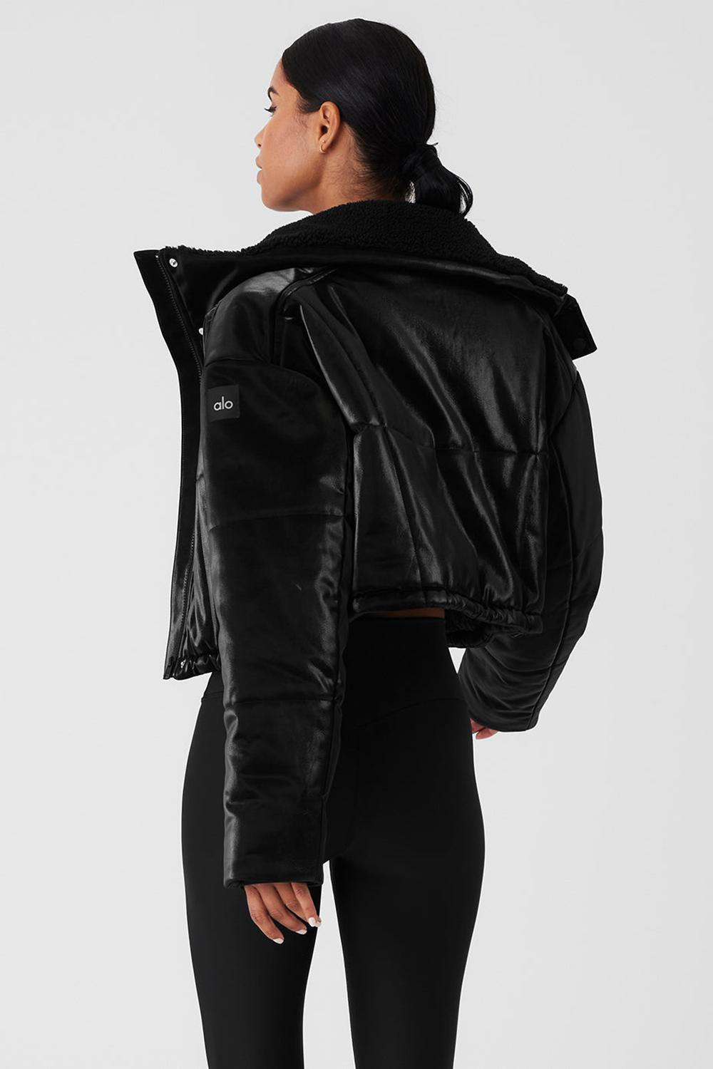 Alo Yoga Orion Cropped Donna Giacca Puffer Nere | Italia  CMP-521840