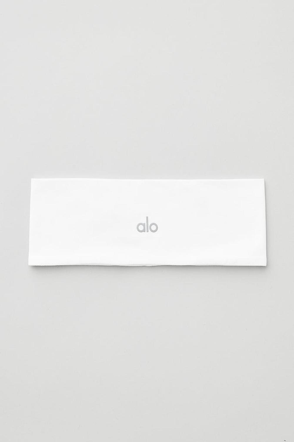 Alo Yoga Performance Conquer Donna Fasce Per Capelli Bianche | Italia  FPN-419867