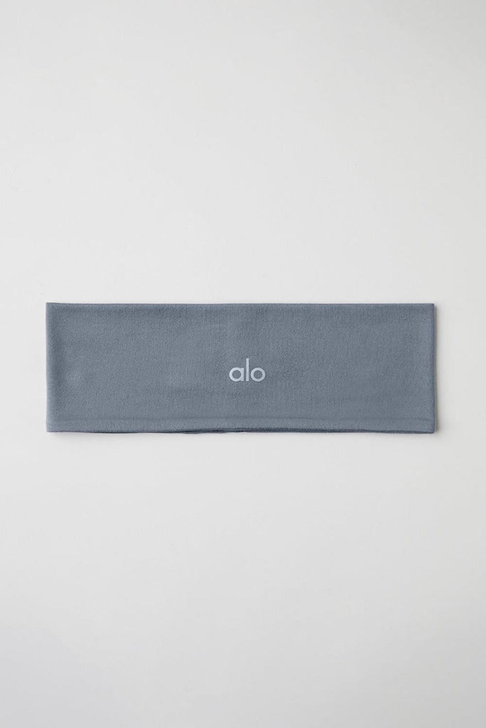 Alo Yoga Performance Conquer Uomo Fasce Per Capelli Grigie | Italia  EWG-350197