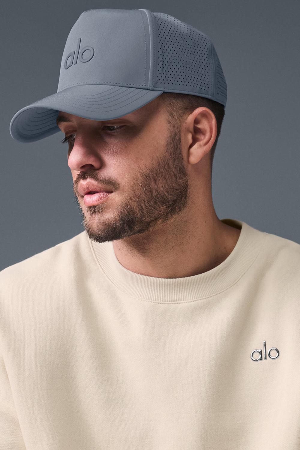 Alo Yoga Performance District Uomo Trucker Hat Grigie | Italia  SCP-258037