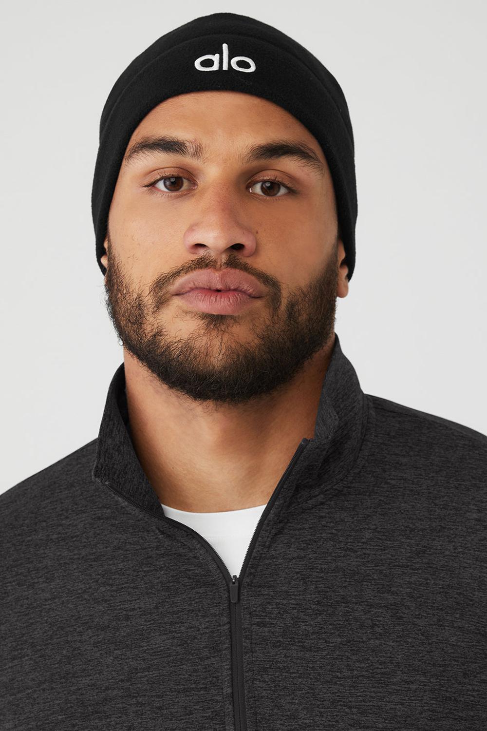 Alo Yoga Performance Fleece Uomo Berretto Nere | Italia  TXH-658341