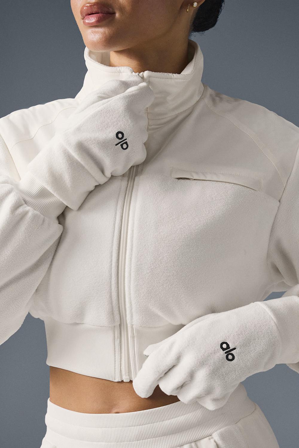 Alo Yoga Performance Fleece Uomo Guanti Ivory | Italia  HMS-081734